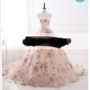 Pink Beaded Occassion Dress